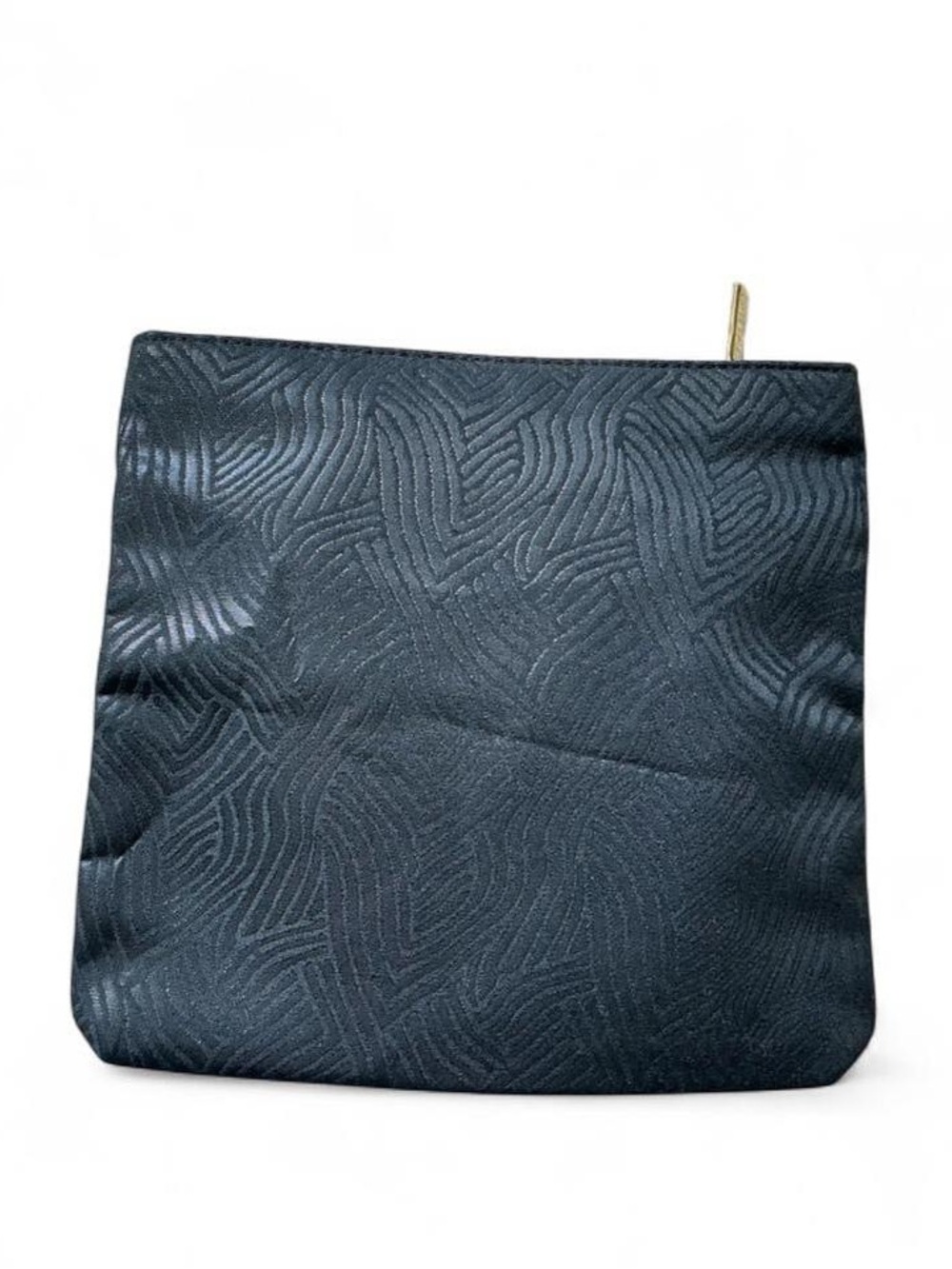Estée Lauder Black Textured Cosmetic Pouch